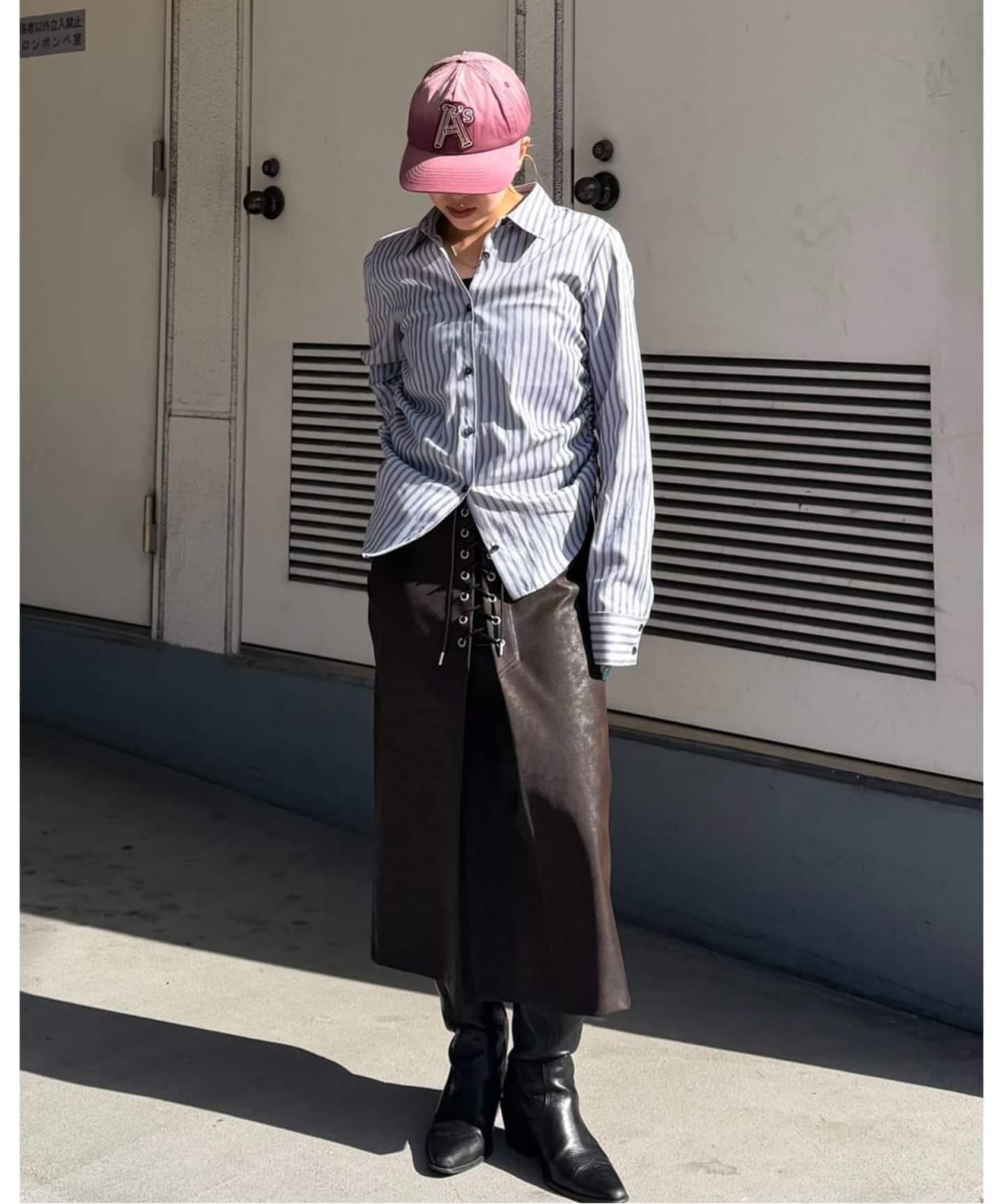 Oriens JOURNAL STANDARD サイドシャーリングシャツ オリエンス ジャーナルスタンダード トップス シャツ・ブラウス グリーン グレー