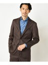 【SALE/50%OFF】CROWDED CLOSET メランジドビージャケット/スリーピース対応 メンズ ビギ ジャケット・アウター テーラードジャケット・ブレザー ネイビー ブラウン【送料無料】