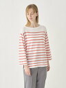 JOHN SMEDLEY Striped Boat neck 3/4 length sleeved Sweater ｜ SHEA ｜ 30G ジョンスメドレー トップス ニット【送料無料】