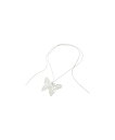 HYSTERIC GLAMOUR SKULL BUTTERFLY リボンチョーカー ヒステリックグラマー アクセサリー・腕時計 チョーカー ホワイト ブラック【...
