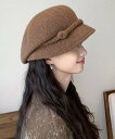 【SALE/40%OFF】miniministore ベレー帽 起毛 ハット レディース 秋冬 ミニミニストア 帽子 ハンチング・ベレー帽 グレー ホワイト ブラウン ベージュ ブラック