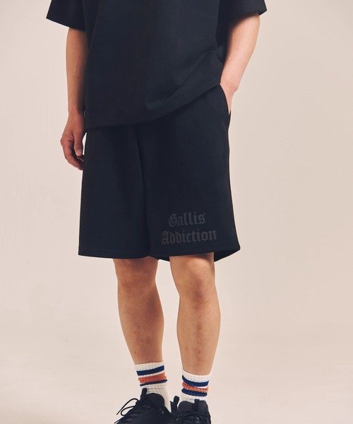 GALLIS ADDICTION GA SUEDE RAINBOW-REFLECTOR SHORTS *セットアップ対応(MENS) ジャックローズ パンツ その他のパンツ ブラック【送料無料】