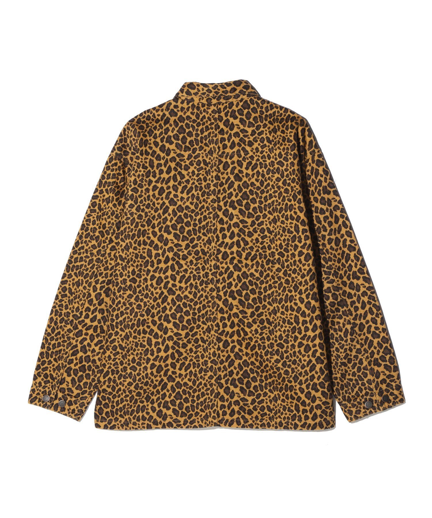 MANASTASH/マナスタッシュ/HEMP TWILL JKT LEOPARD マナスタッシュ ジャケット・アウター ブルゾン・ジャンパー ブラック ブラウン