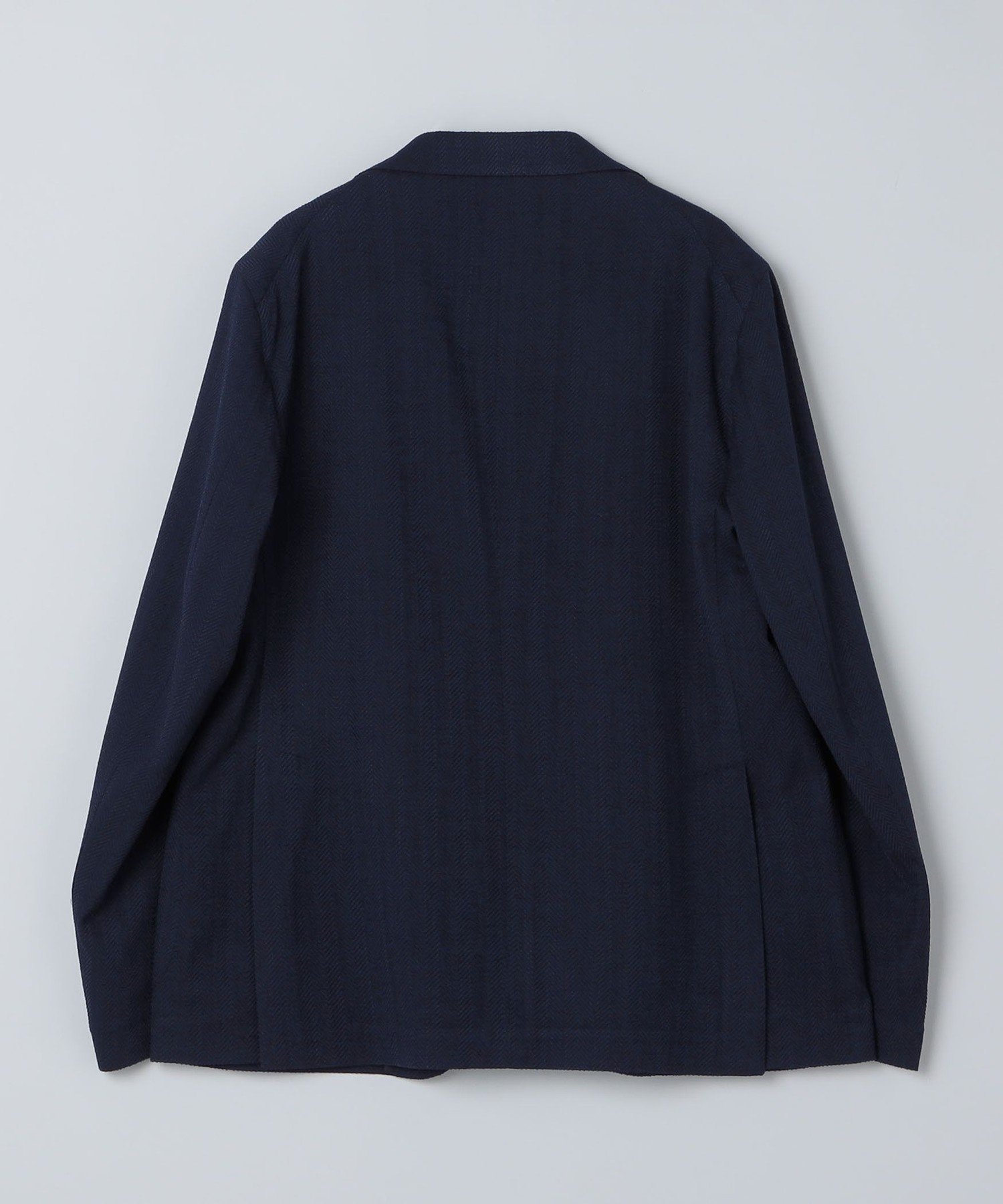 SHIPS MEN TAGLIATORE: ウール レーヨン ヘリンボーン ジャケット シップス ジャケット・アウター テーラードジャケット・ブレザー ネイビー【送料無料】