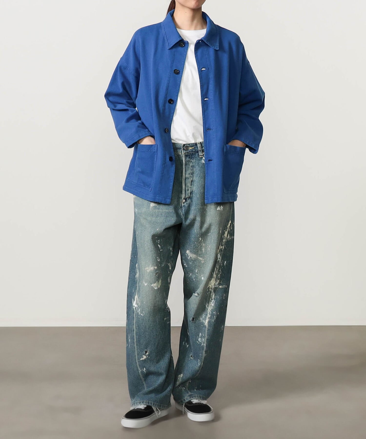 Bshop VETRA ｜ ＜別注＞ヘビージャージ ジャケット WOMEN ビショップ ジャケット・アウター テーラードジャケット・ブレザー ブラック ブルー