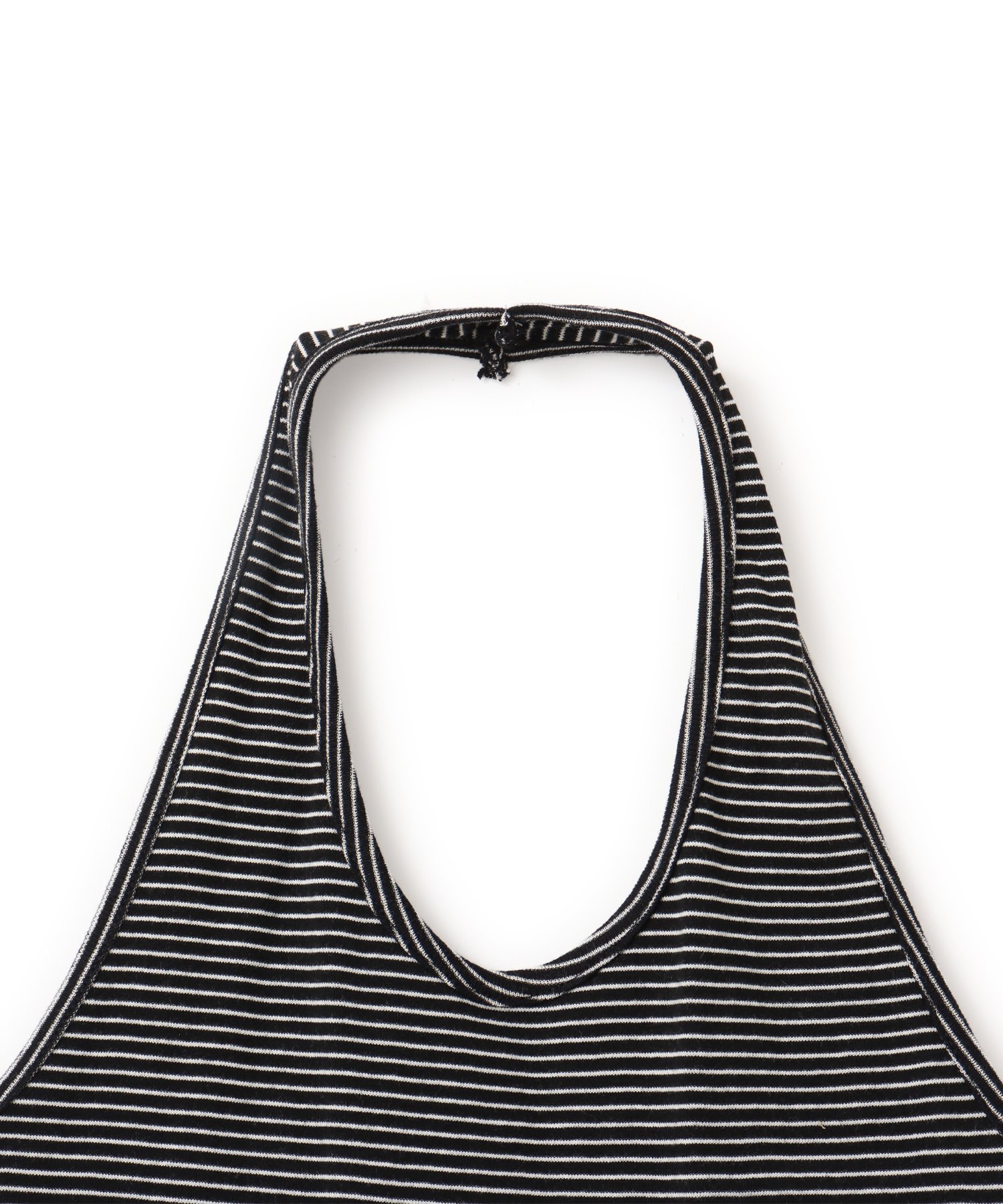 atmos pink atmos pink Halter Neck Border Tank Top BLACK アトモス トップス ノースリーブ・タンクトップ ブラック
