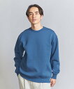 【SALE／50 OFF】BEAUTY YOUTH UNITED ARROWS コンパクト コットン エア クルーネック スウェット ユナイテッドアローズ アウトレット トップス スウェット トレーナー ブルー グレー グリーン ネイビー【送料無料】