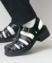 【SALE/40%OFF】glabella サンダル メンズ 靴 カメサンダル グルカサンダル 黒 ブラック 春 夏 エー.エム.エス. シューズ・靴 サンダル...