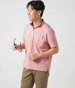 【SALE/20%OFF】NEWYORKER MEN 【吸水速乾】COOL COMFORT サッカーストライプ ハーフジップ スタンドカラーポロシャツ ニューヨ...