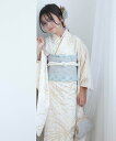ひよこ商店 ひよこ商店 10歳 振袖セット 女の子 クリーム金彩・糸菊 ウタタネ 着物・浴衣・和装小物 着物 ホワイト【送料無料】