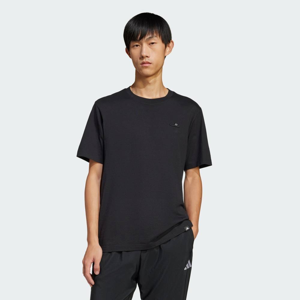 【SALE／30%OFF】adidas 【公式】アディダス adidas ラウンジ サンダルグラフィック 半袖Tシャツ アディダス トップス カットソー・Tシャツ ブラック