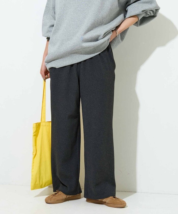 【SALE／20%OFF】FREAK'S STORE 起毛 フリース イージーパンツ【限定展開】 25AW フリークスストア パンツ その他のパンツ ネイビー グレー ブラック ベージュのサムネイル