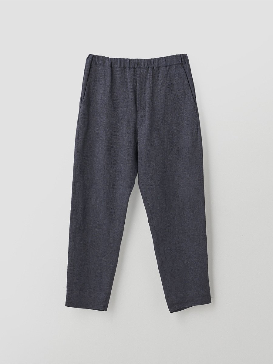 JOHN SMEDLEY リネンジャガード イージーパンツ ｜FP255 ジョンスメドレー パンツ その他のパンツ ネイビー【送料無料】