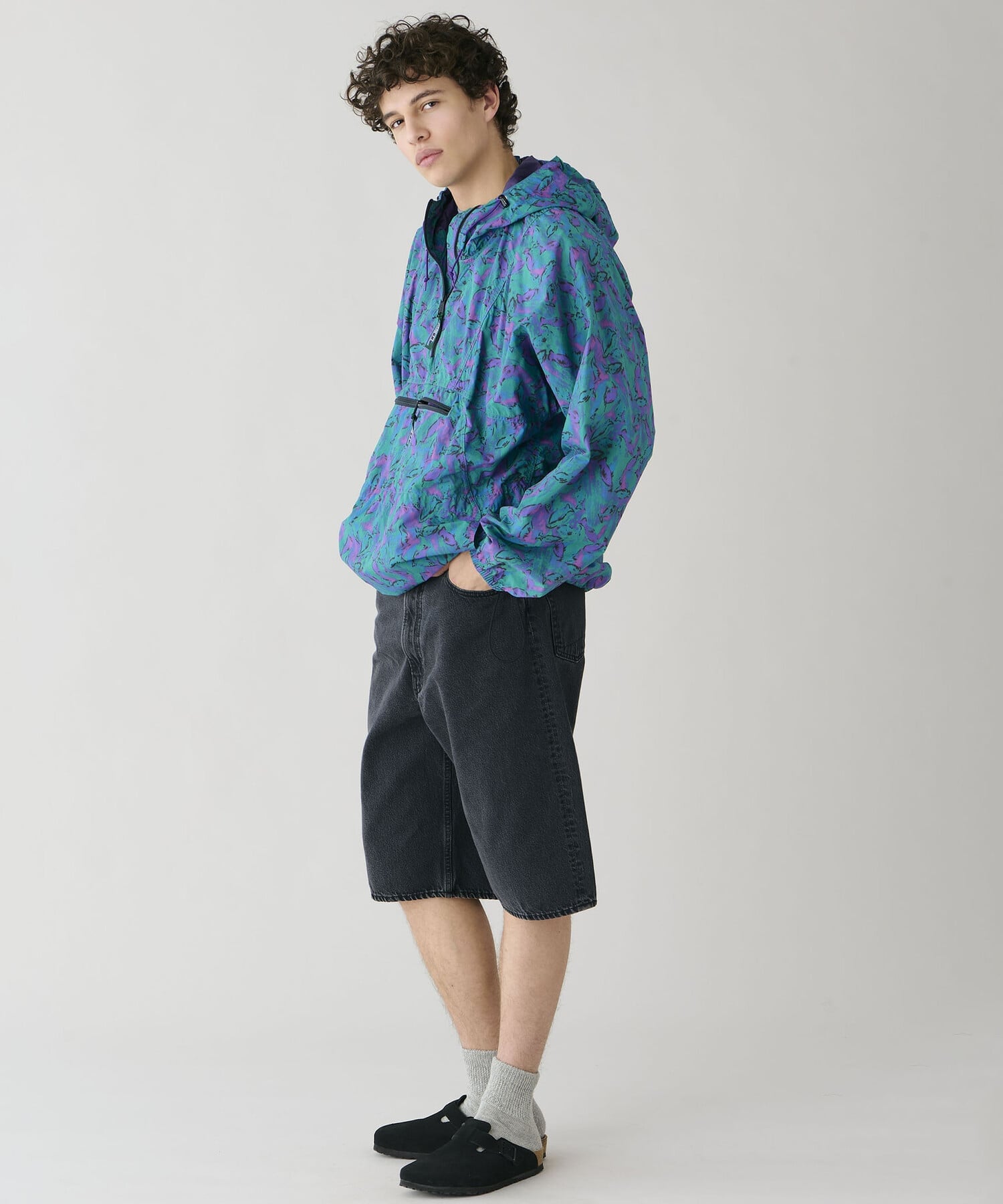 Bshop orSlow ｜ SUPER DAD'S FIT SHORTS MEN ビショップ パンツ その他のパンツ ブラック【送料無料】