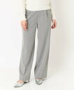 【SALE/30%OFF】MK MICHEL KLEIN(小さいサイズ) 【小さいサイズ】ツイード調両面起毛ワイドパンツ/洗える メゾンドゥサンク パンツ その...