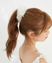 【SALE/10%OFF】MAJESTIC LEGON シアーボリュームシュシュ マジェスティックレゴン ヘアアクセサリー その他のヘアアクセサリー ブルー ブ...