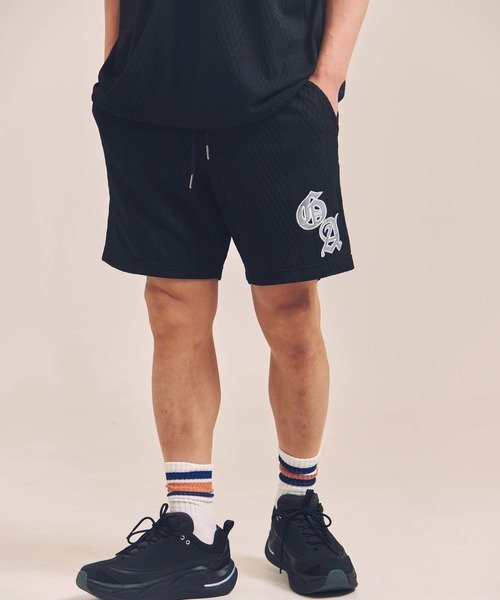 GA JACQUARD O.E SHORTS *セットアップ対応(MENS) ジャックローズ パンツ その他のパンツ ホワイト ブラック