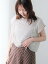 【SALE/30%OFF】Te chichi TERRASSE レイヤードドロストトップス テチチ トップス カットソー・Tシャツ ホワイト カーキグリーン ブラック 3,850円