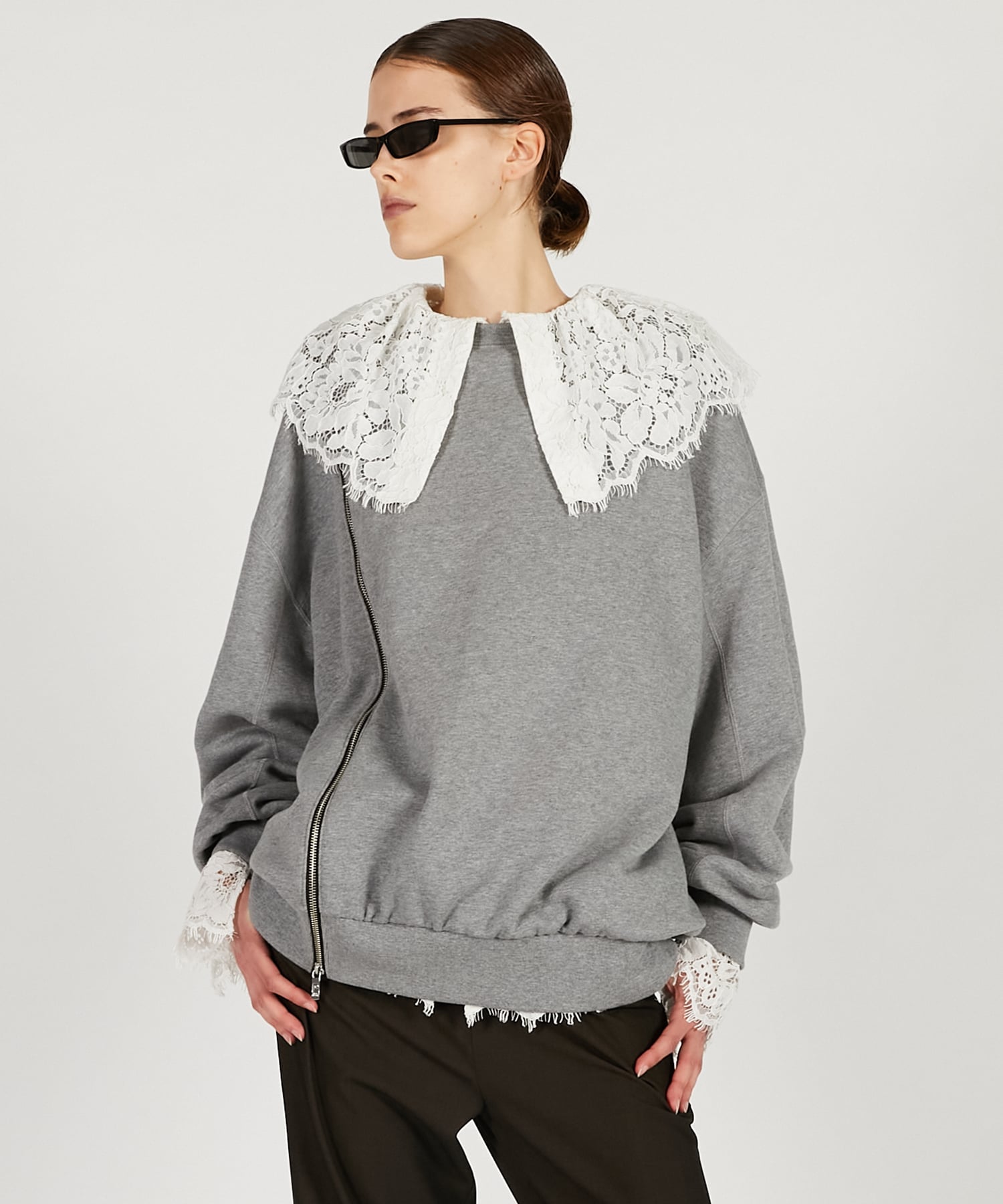 PRANK PROJECT オーバーサイズジッパースウェット プランク プロジェクト トップス スウェット・トレーナー レッド グレー ブラック【送料無料】のサムネイル