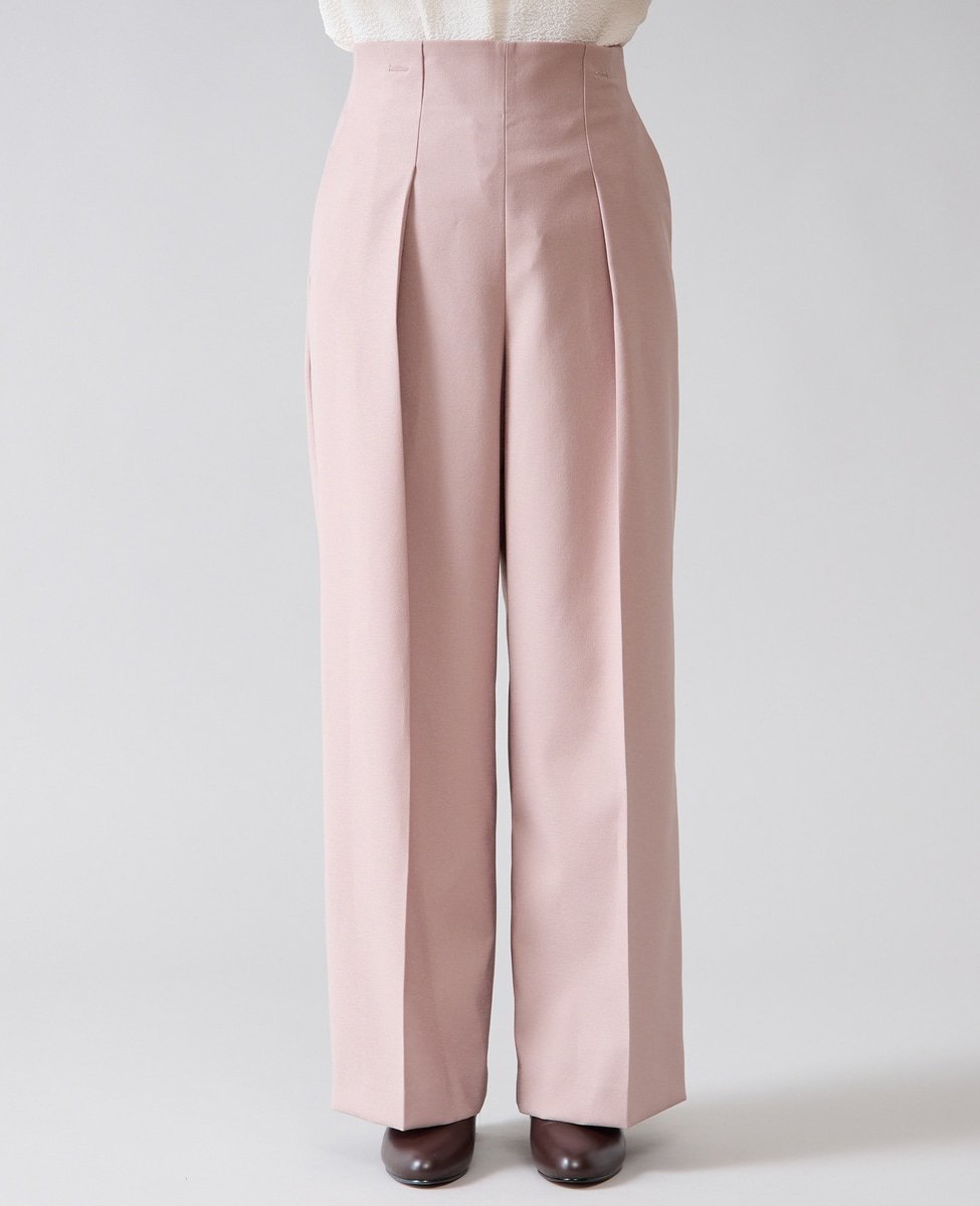 TIARA ウエストボタンパンツ ティアラ パンツ その他のパンツ ピンク ブラック【送料無料】のサムネイル