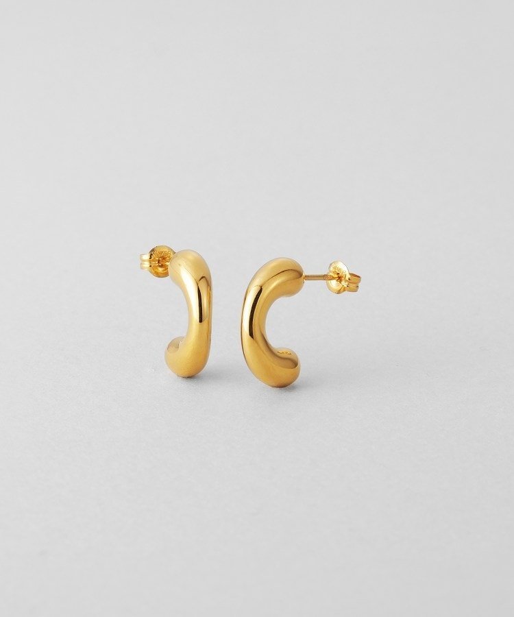 COCOSHNIK ONKITSCH シルバー ニュアンスアークピアス GP ココシュニック オンキッチュ アクセサリー・腕時計 ピアス ゴールド【送料無料】