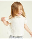 【SALE/20%OFF】PETIT BATEAU ダブルガーゼ半袖ブラウス プチバトー トップス シャツ・ブラウス ホワイト【送料無料】