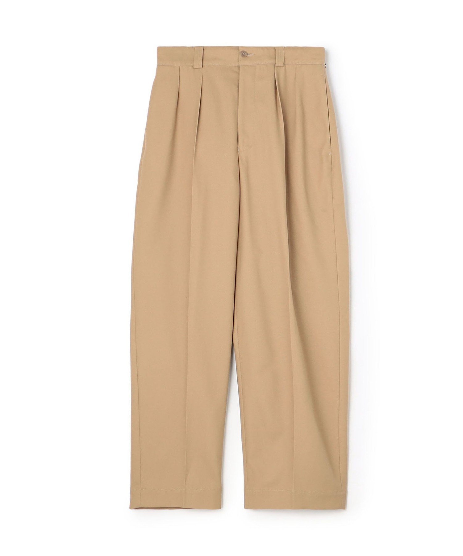 TOMORROWLAND BUYING WEAR Tangent FRENCH ARMY CHINO コットンツイル ワイドトラウザーズ トゥモローランド パンツ スラックス・ドレスパンツ ブラウン【送料無料】