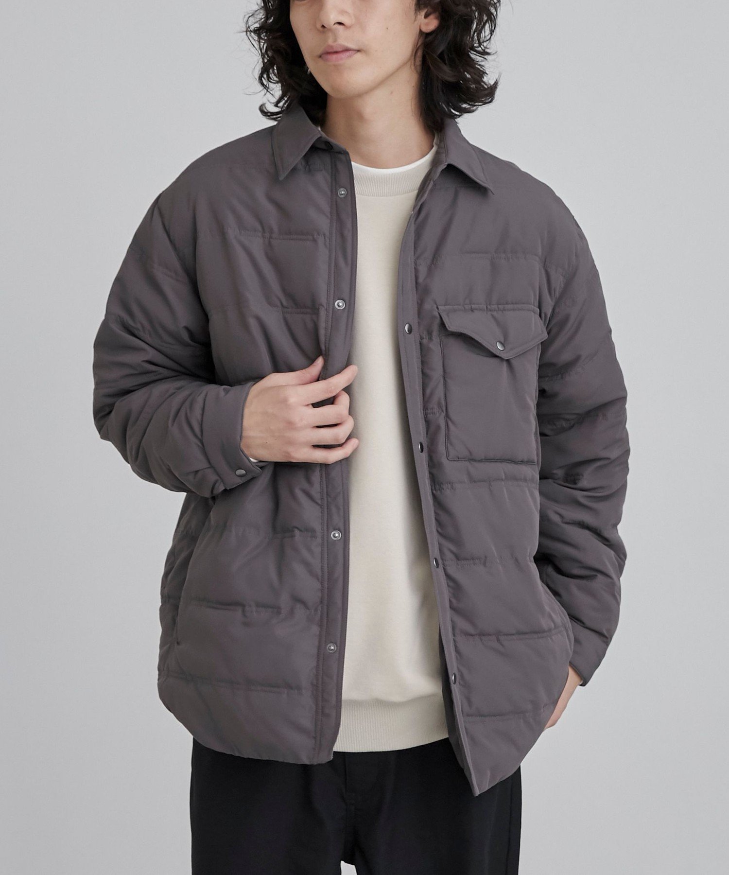 Ares アース サーモライト中綿フードブルゾン Ares / アース サーモライト中綿フードブルゾン - メルカリ