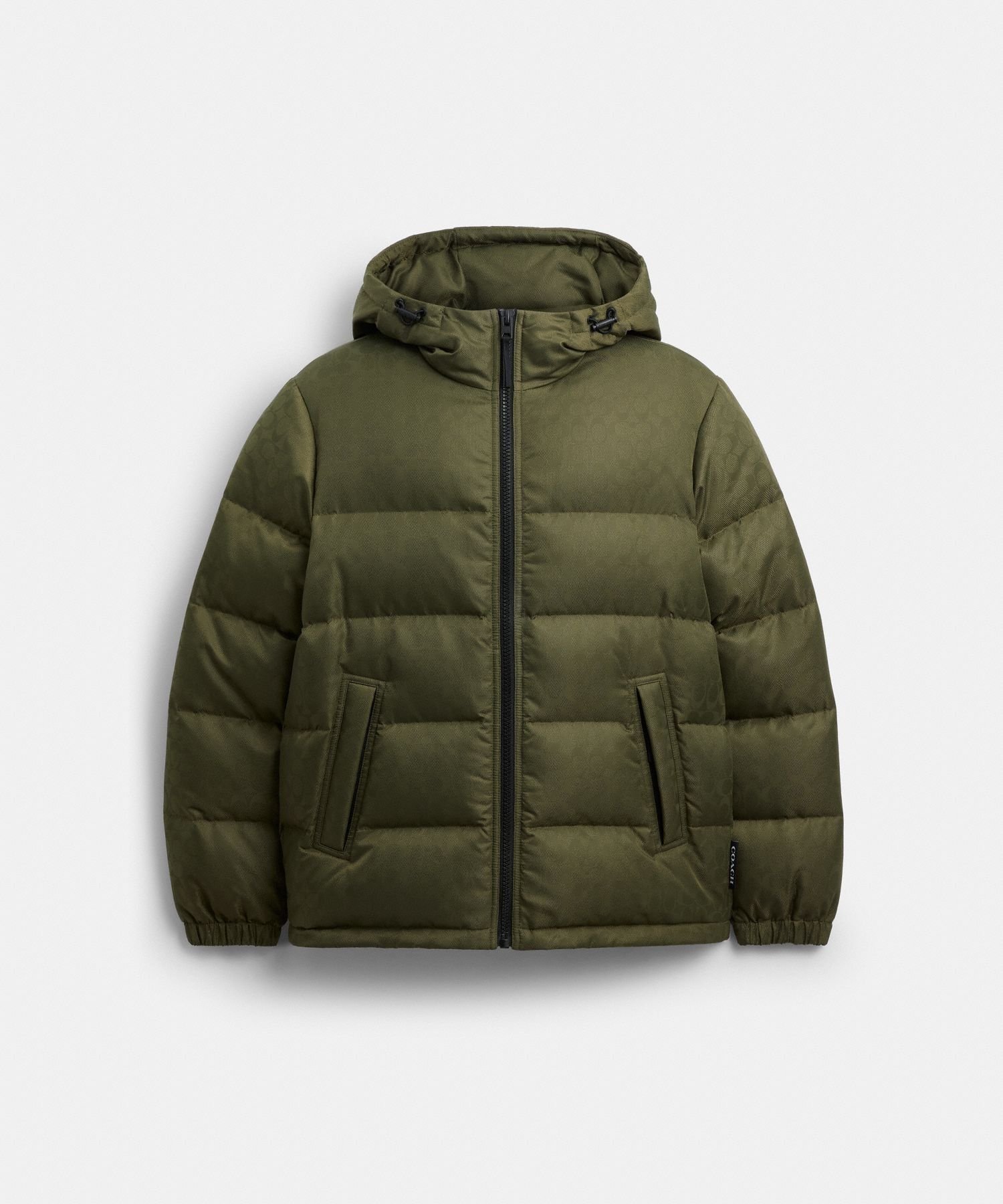 COACH OUTLET 【公式】トーナル シグネチャー ダウン ジャケット コーチ　アウトレット ジャケット・アウター ダウンジャケット・ダウンベスト グリーン【送料無料】のサムネイル