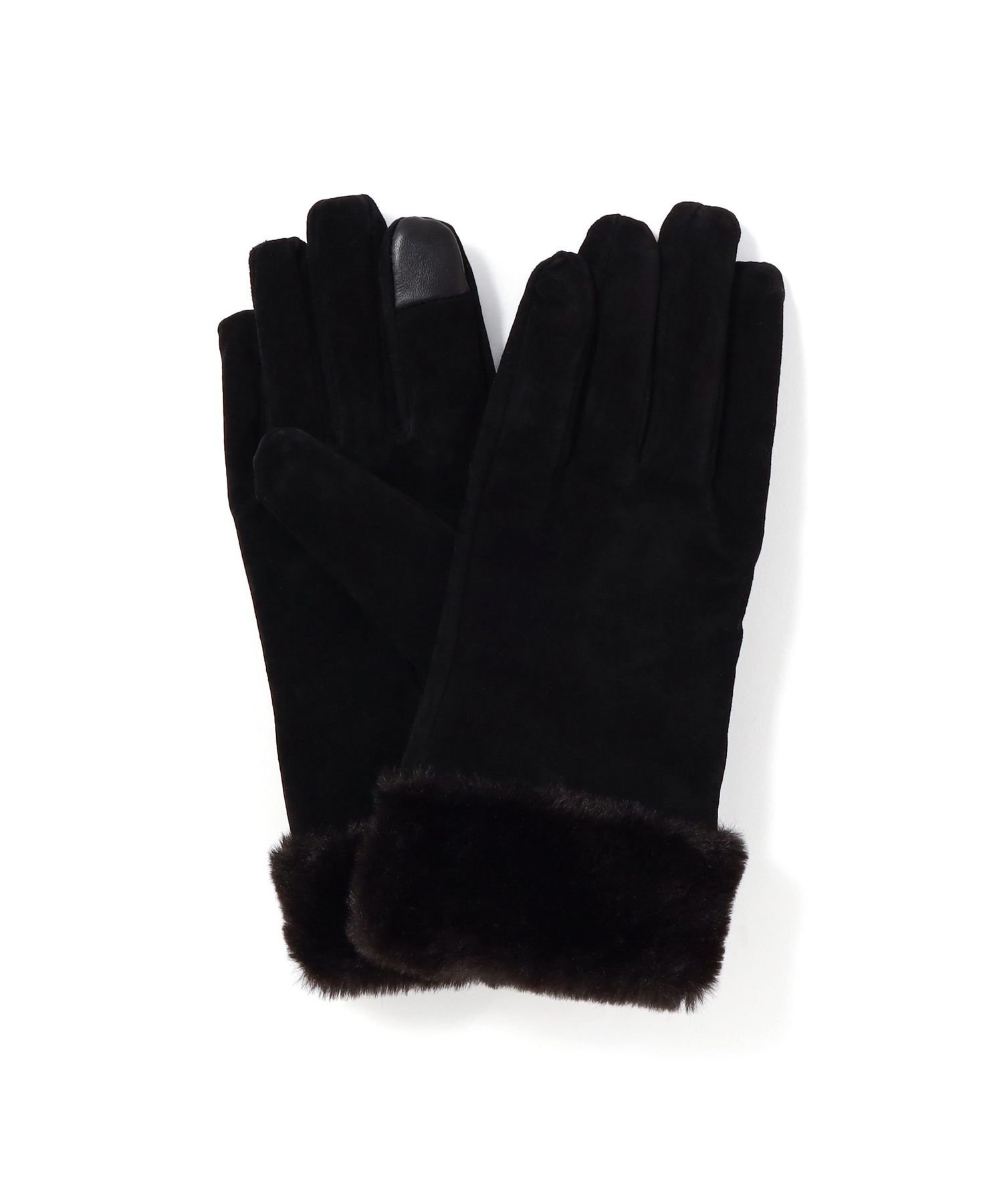 Francfranc スエードグローブ ブラック フランフラン ファッション雑貨 手袋 ブラック