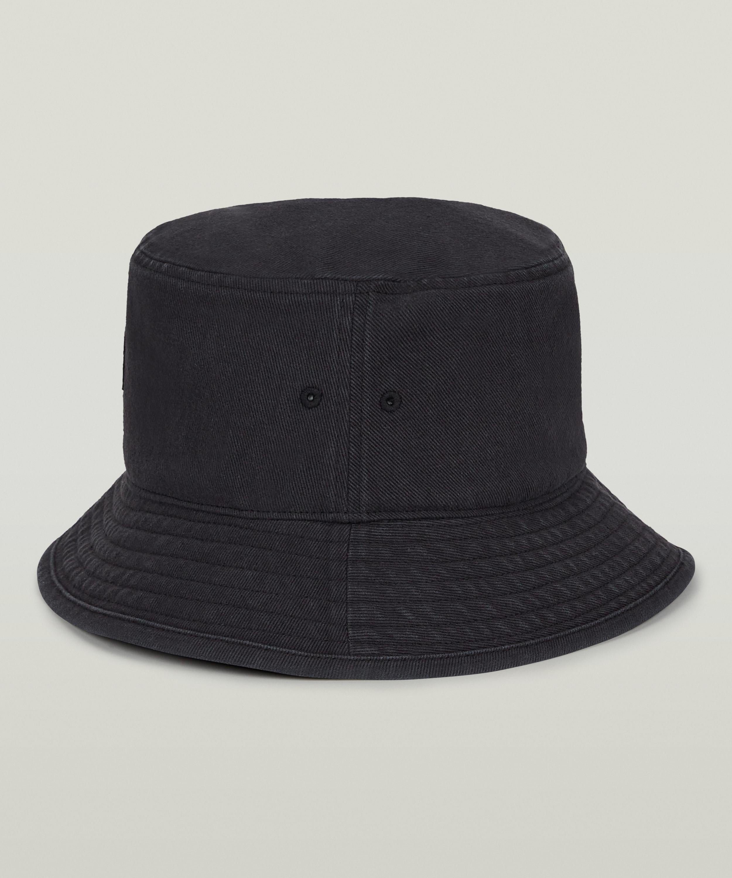 G-Star RAW 【公式ショップ】ORIGINALS BUCKET HAT/ヴィンテージライクウォッシュド加工ブランドロゴバケットハット ジースターロゥ 帽子 ハット ブラック【送料無料】