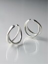 anq. 【anq.】 シルバー925 2連イヤーカフ/リング クークロワッサン アクセサリー・腕時計 イヤリング・イヤーカフ シルバー【送料無料】