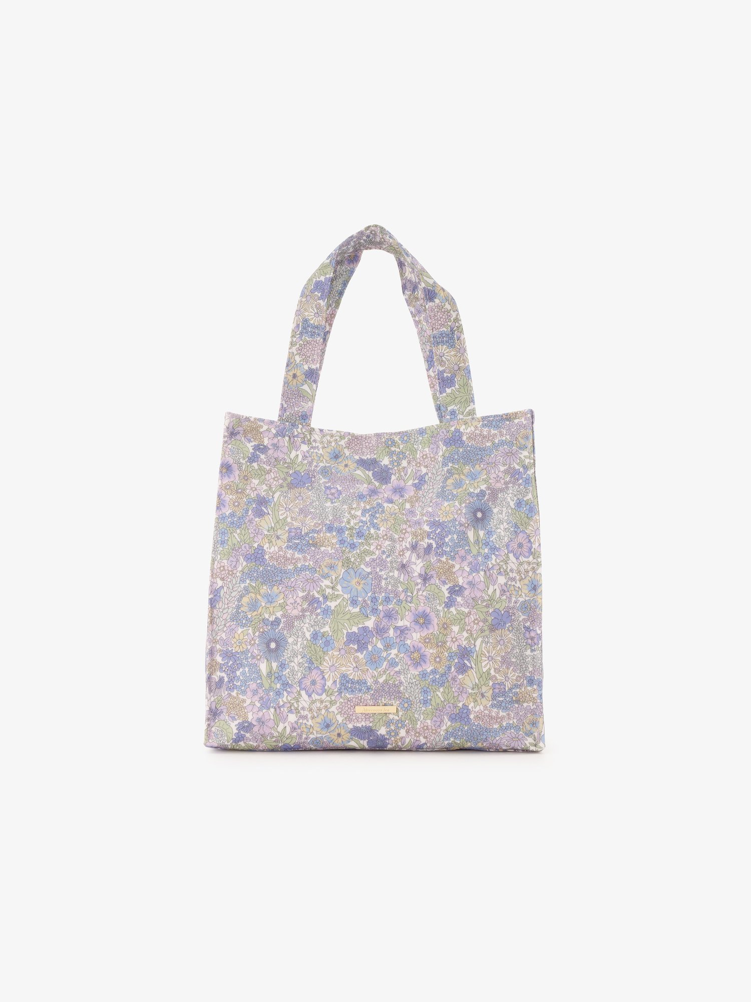 【SALE／40%OFF】Afternoon Tea LIVING スクエアミニトートバッグ/リバティプリント アフタヌーンティー・リビング バッグ トートバッグ ブルーのサムネイル