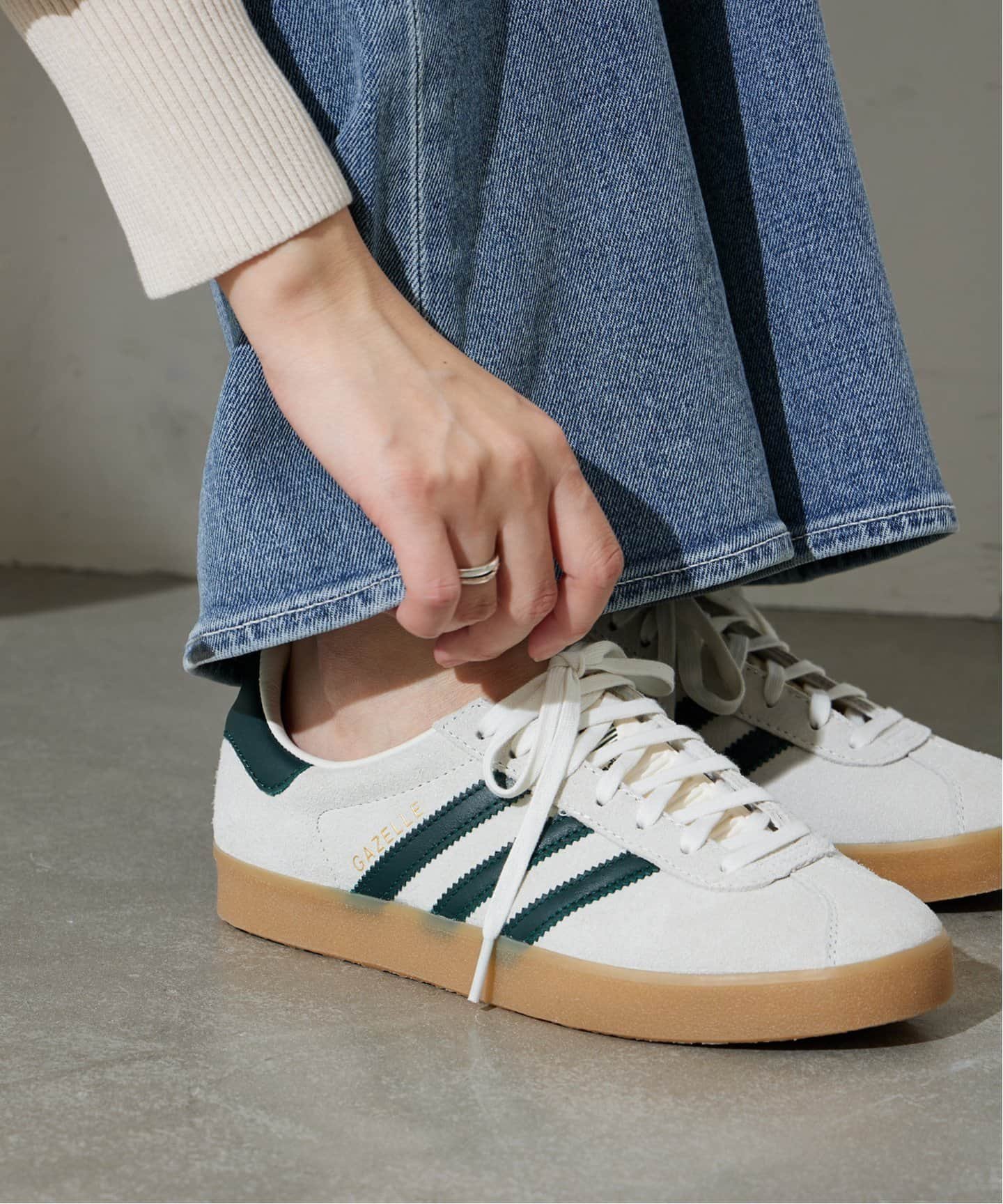 JOURNAL STANDARD 【ADIDAS/アディダス】 GAZELLE 85:ガゼルスニーカー ジャーナル スタンダード シューズ・靴 スニーカー グリーン【送料無料】