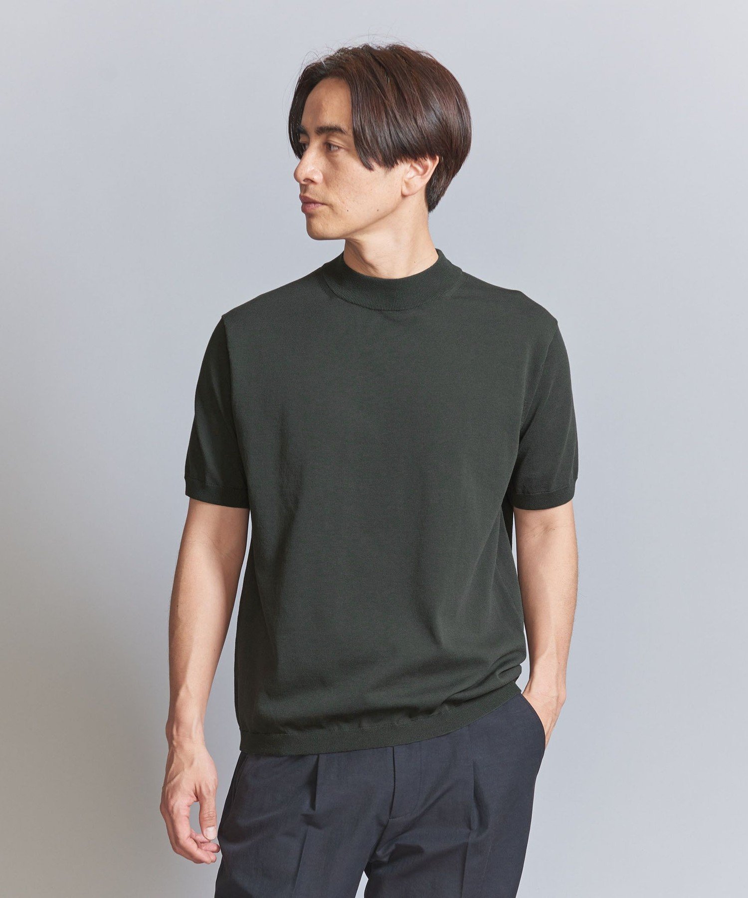 【SALE】Jackman ジャックマン 【Deco 別注】　Heavy Pima Sweat Highneck JM7966BN ◆5