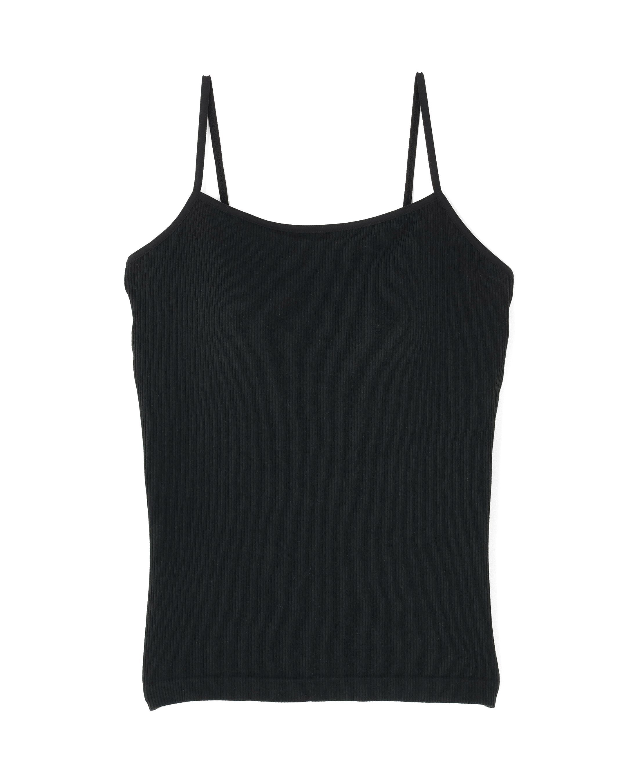 NATURAL BEAUTY BASIC カップ付インナーシリーズ バックシャンキャミソール ナチュラルビューティベーシック トップス カットソー・Tシャツ ホワイト ブラック