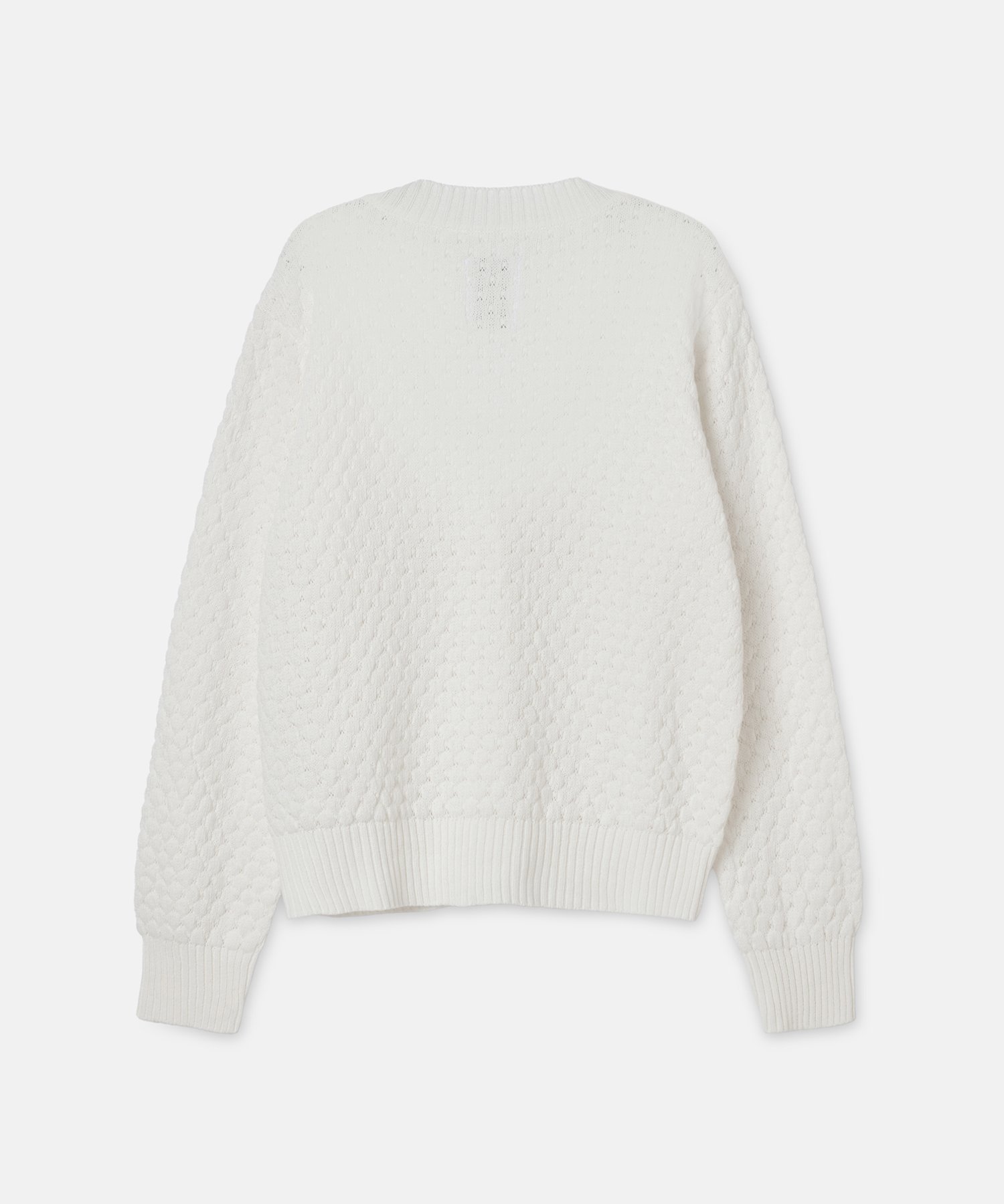 SEAGREEN PAPER WAFFLE CARDIGAN タトラスコンセプトストア トップス カーディガン ホワイト ネイビー【送料無料】