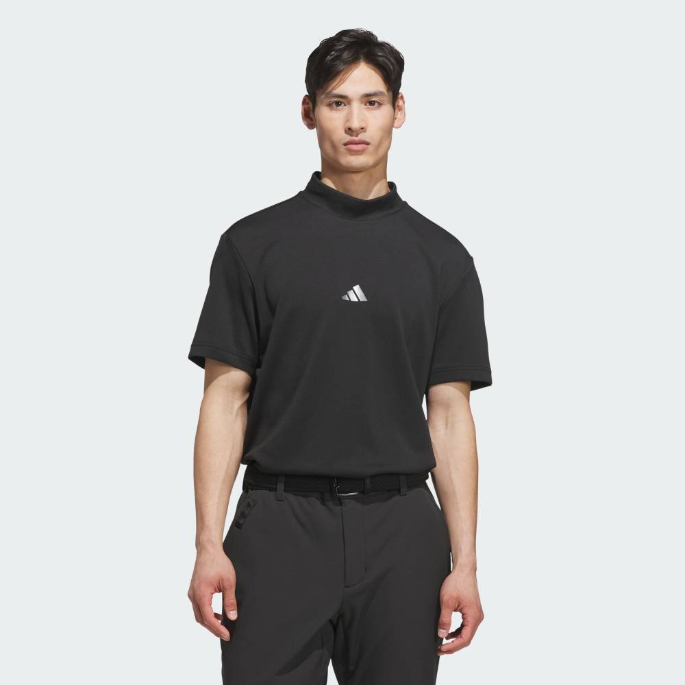adidas 【公式】アディダス adidas 返品可 コードカオス モックネック 半袖シャツ アディダス トップス ポロシャツ ブラック【送料無料】