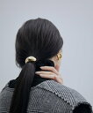 ADAM ET ROPE' FEMME OVALヘアカフ アダムエロペ ヘアアクセサリー ヘアゴム シルバー ゴールド