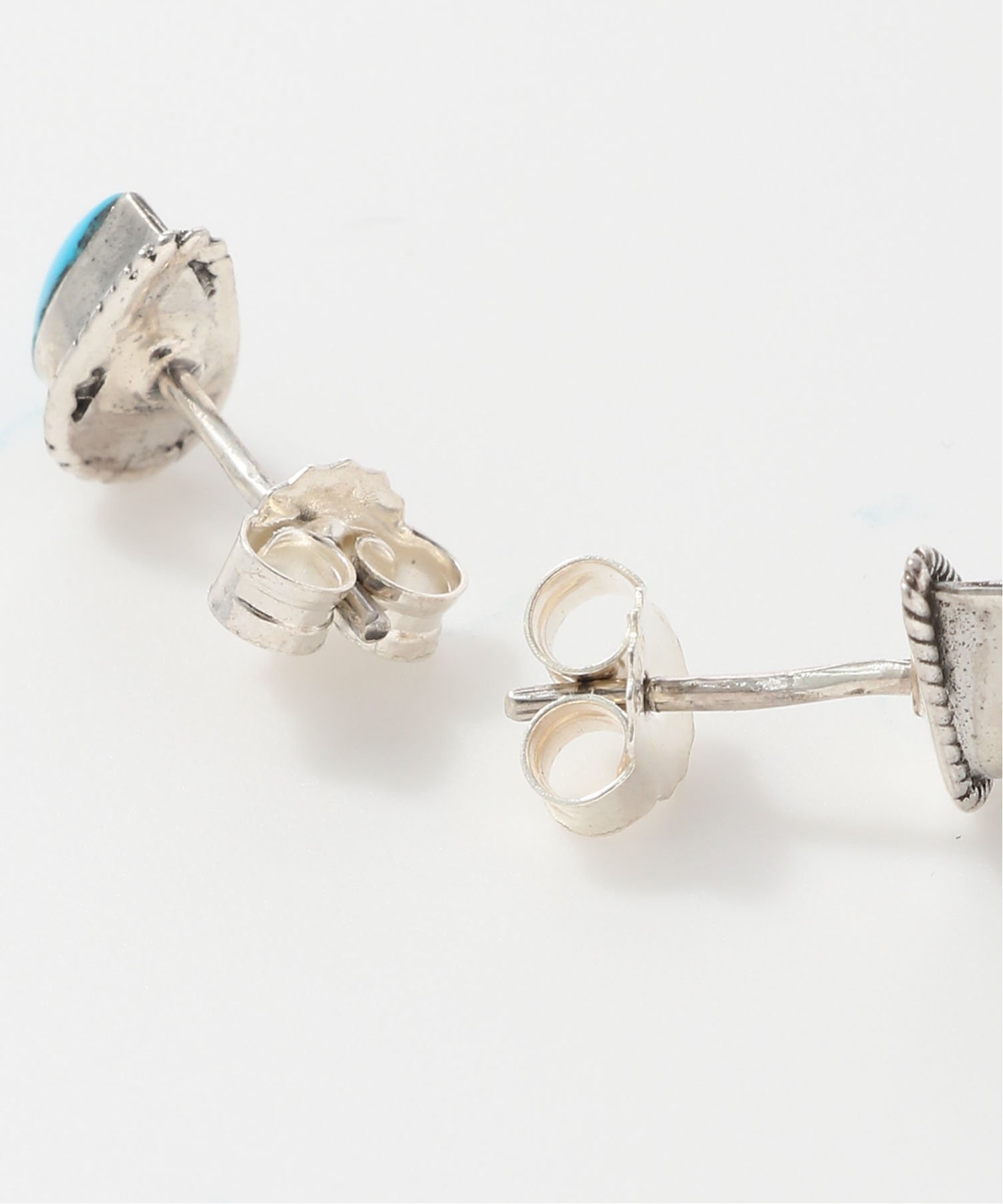 SCALABLANCHE SCALABLANCHE/(U)天然ターコイズティアドロップピアス(SV925) スカラ アクセサリー・腕時計 ピアス シルバー【送料無料】