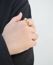 ieLS 「ieLS」ステンレス デザインフリーリング クークロワッサン アクセサリー・腕時計 リング・指輪 ゴールド シルバー