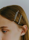 FURFUR ロゴヘアピンセット ファーファー ヘアアクセサリー その他のヘアアクセサリー ゴールド ブラック