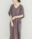 URBAN RESEARCH ITEMS リネンレーヨンドルマンワンピ...(4)