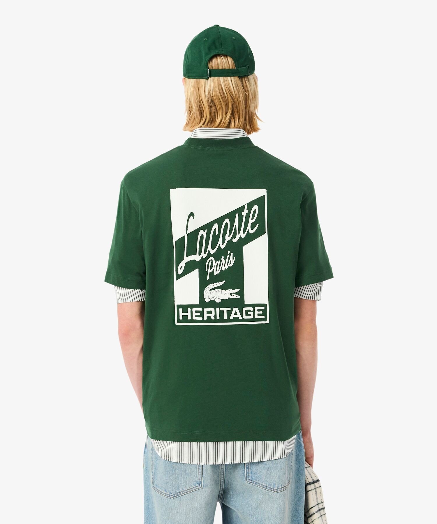 LACOSTE ラコステパリバックプリントT