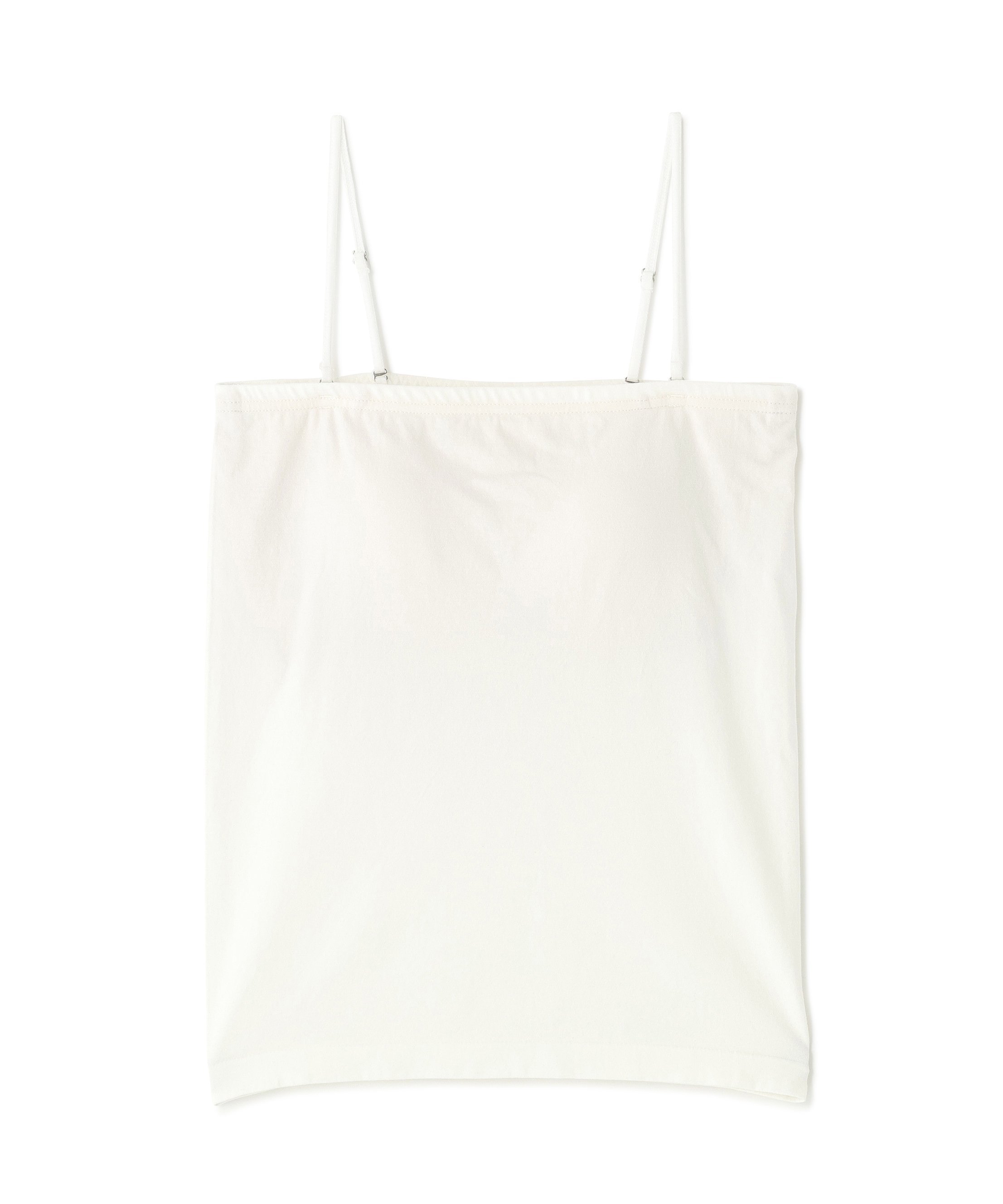 NATURAL BEAUTY BASIC ＜Oggi.jp掲載＞カップ付インナーシリーズ ベアトップ ナチュラルビューティベーシック トップス カットソー・Tシャツ ホワイト ブラック