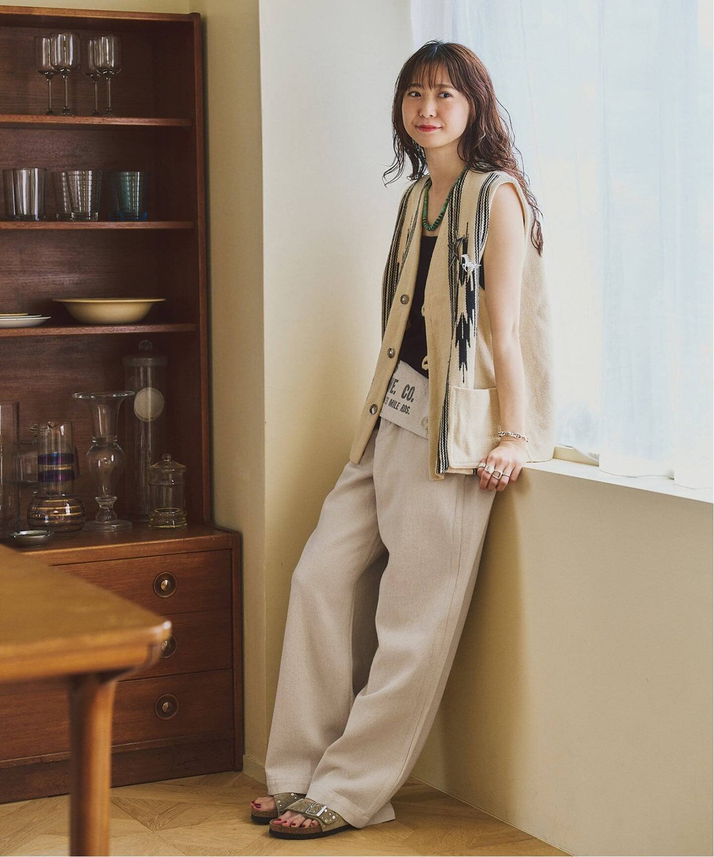 PAYDAY*HOWIECLOTHING*FRAMeWORK APRON パンツ フレームワーク パンツ その他のパンツ ベージュ