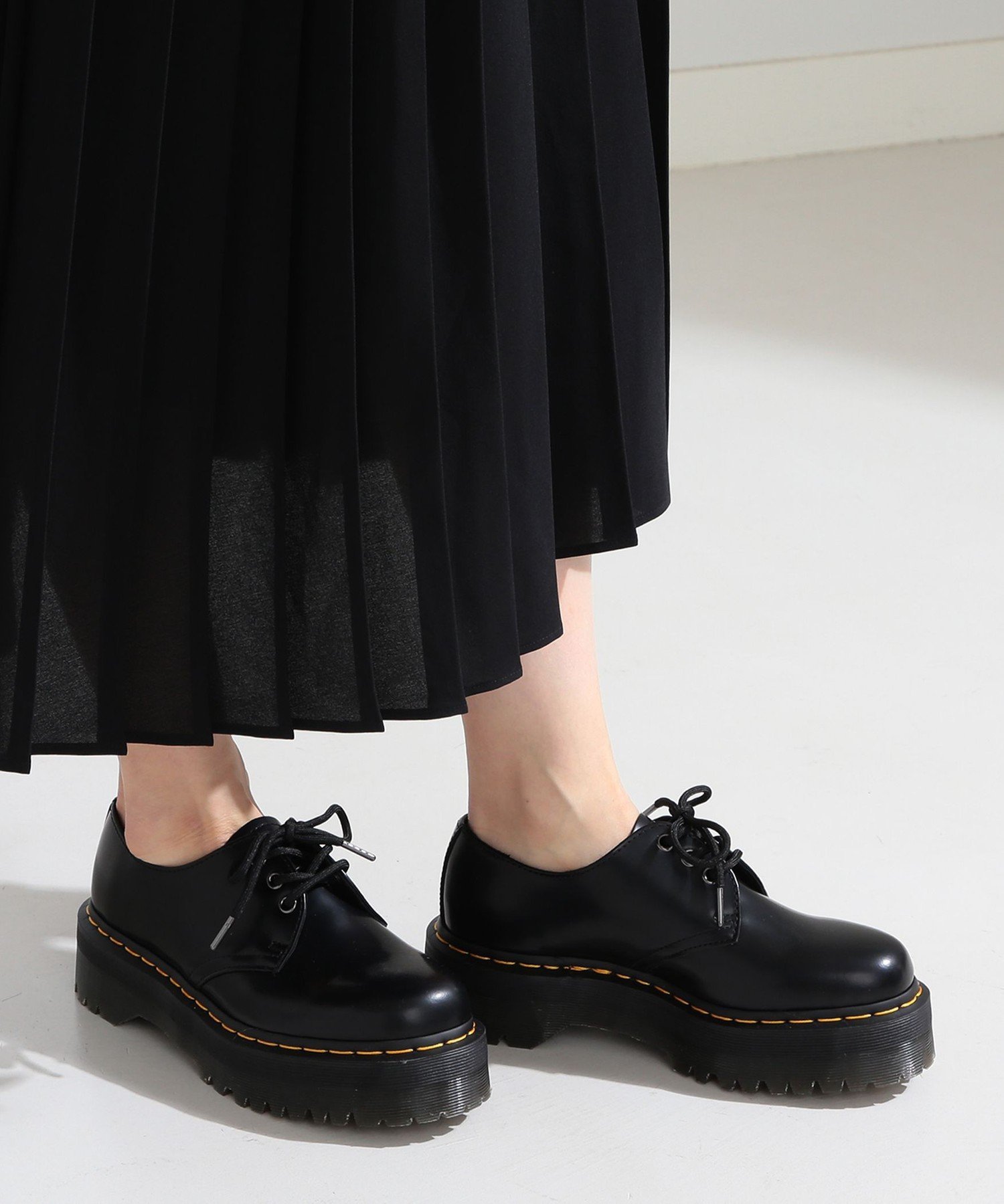 Ray BEAMS Dr.Martens / 1461QUAD ビームス ウイメン シューズ・靴 その他のシューズ・靴 ブラック【送料無料】