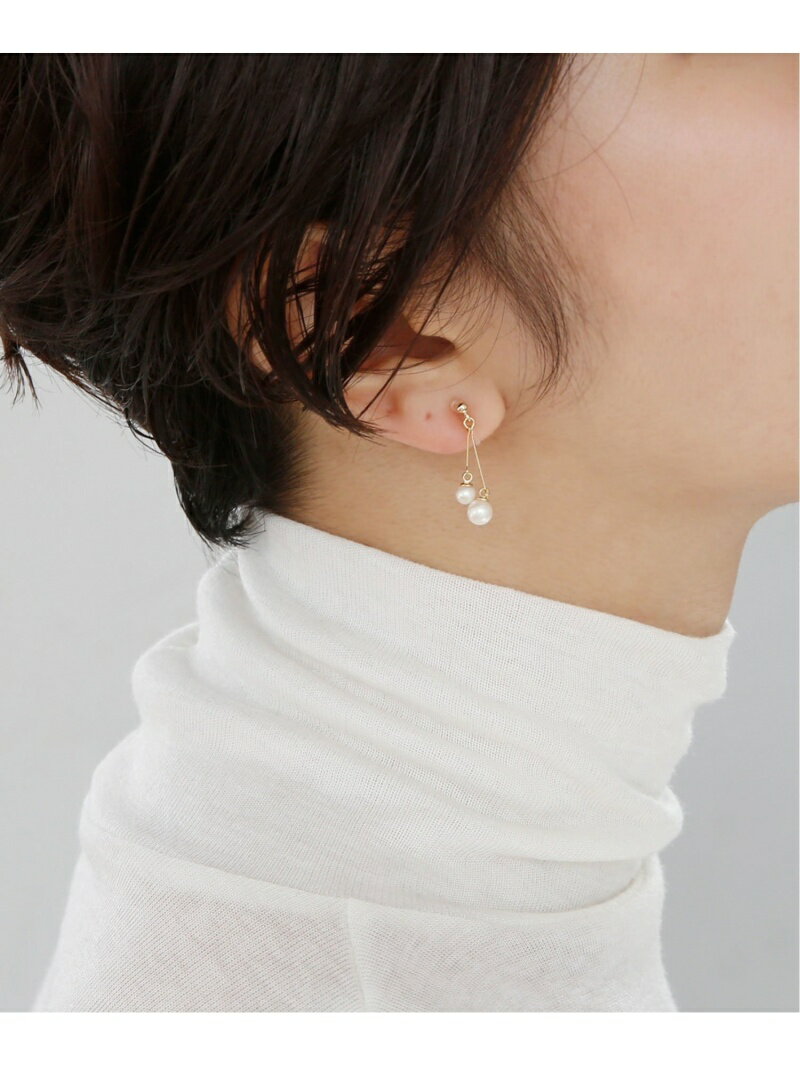 【SALE／20%OFF】colleca la ノンホール・小粒パールの樹脂イヤリング コレカラ アクセサリー・腕時計 イヤリング・イヤーカフ ゴールド シルバーのサムネイル