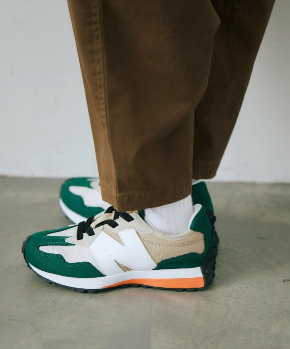 UNITED ARROWS green label relaxing 【WEB限定】＜NEW BALANCE＞ PH327 17cm-21cm ユナイテッドアローズ グリーンレーベルリラクシング シューズ スニーカー/スリッポン グリーン レッド【送料無料】