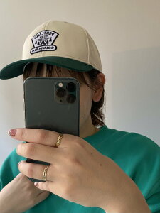 Daily russet 【Columbia】LOOP SPIRE PATH CAP デイリーラシット 帽子 その他の帽子 ホワイト ベージュ レッド